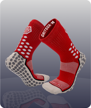 PRO 3.0 Grip Socks Red - GritSox