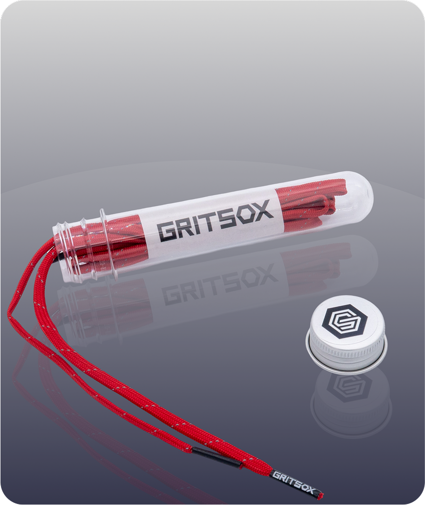 GritSox Pro Laces Fiery Red - GritSox