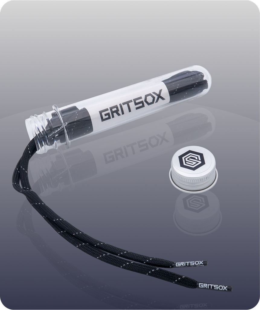 GritSox - Jet Black Pro Laces - GritSox