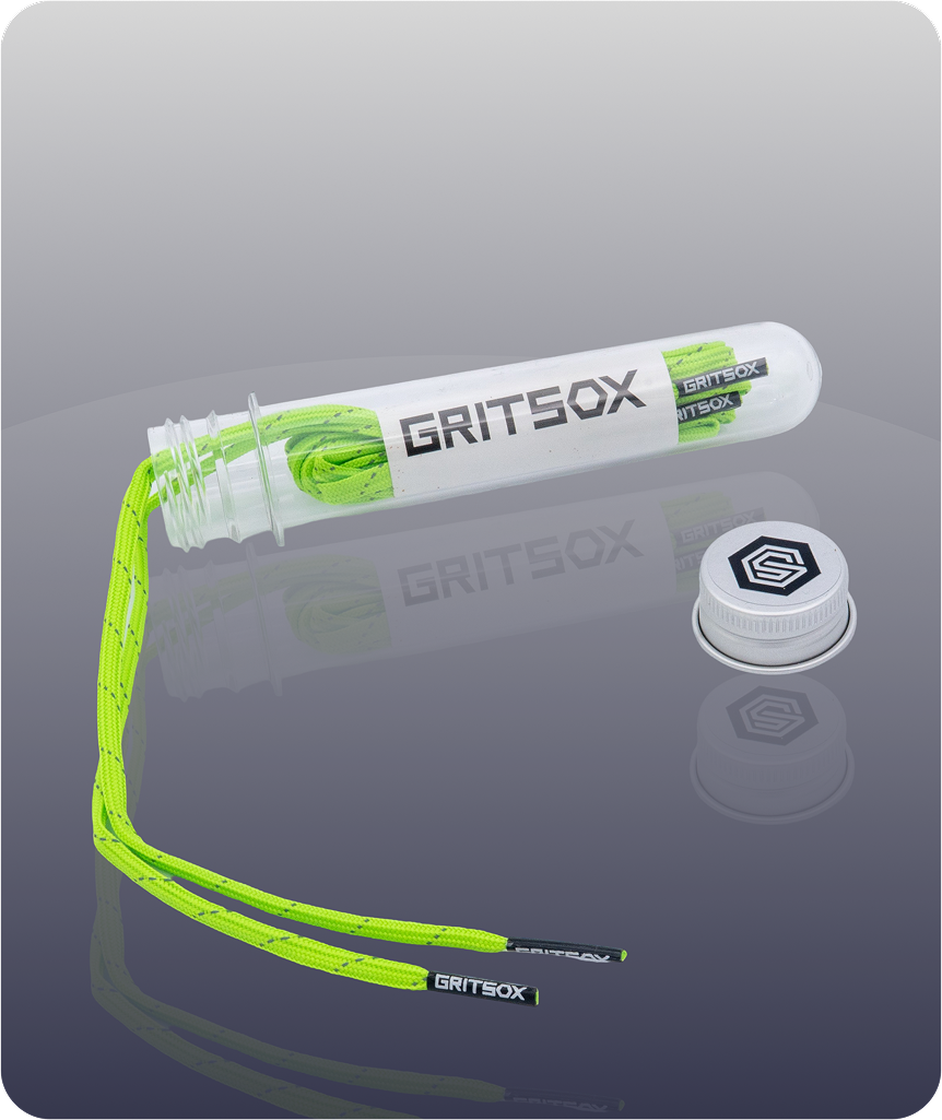 GritSox Pro Laces Neon Green - GritSox