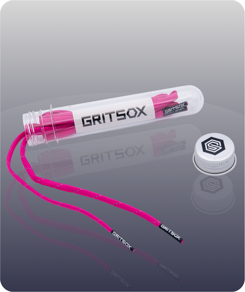 GritSox Pro Laces Solar Pink - GritSox
