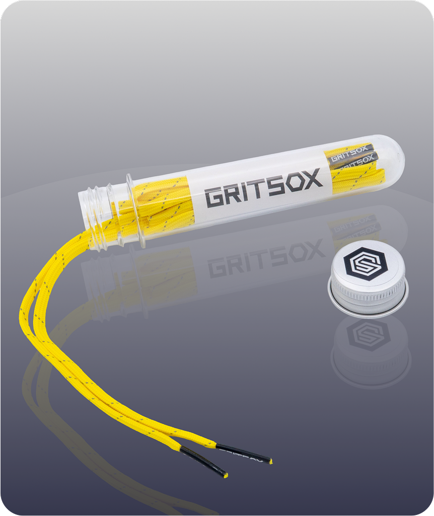 GritSox Pro Laces Yellow Strike - GritSox