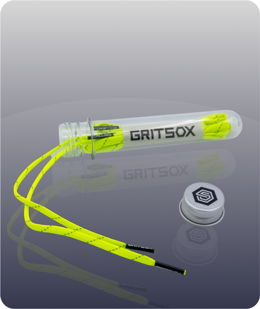 GritSox Pro Laces Neon Yellow - GritSox